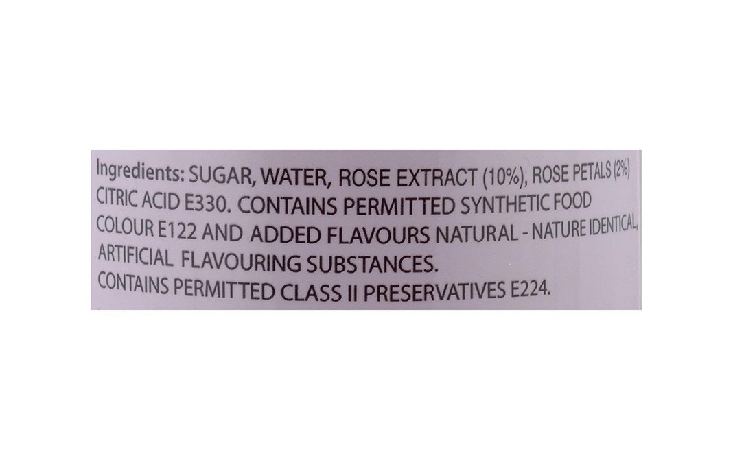 Mala's Rose Syrup    Bottle  750 millilitre